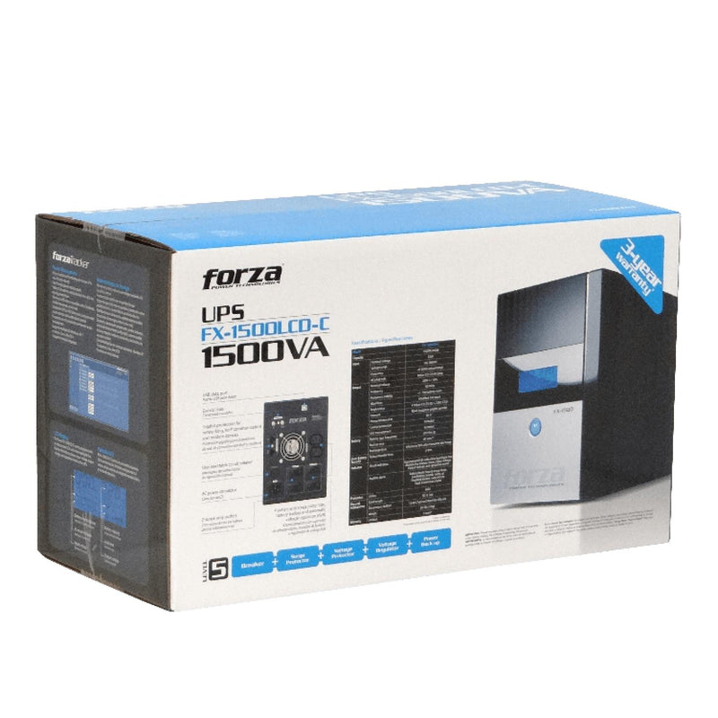 UPS interactiva 1500VA 840W 130WH 2x9AH Clickbox