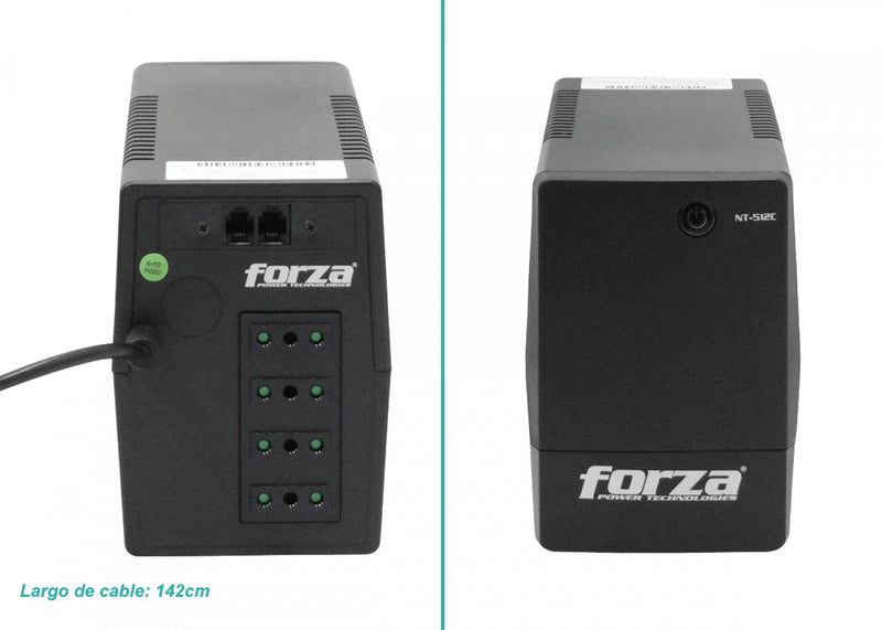 UPS interactiva 500VA 250W 4-IH-Chile AVR Clickbox