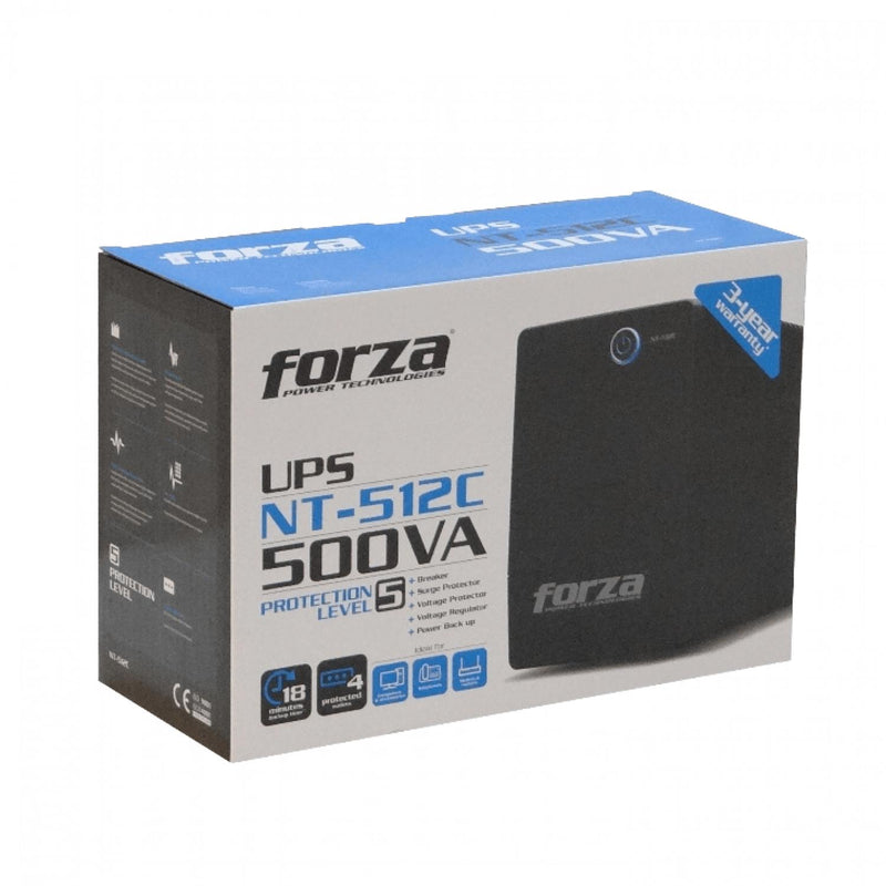 UPS interactiva 500VA 250W 4-IH-Chile AVR Clickbox