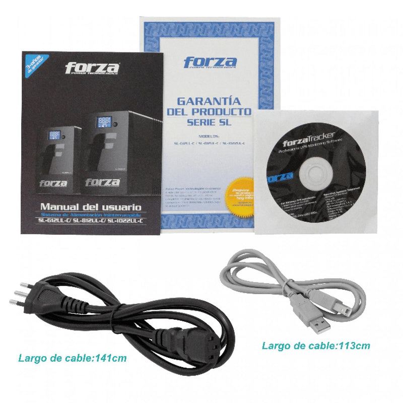 UPS interactiva 800VA con AVR y USB Clickbox