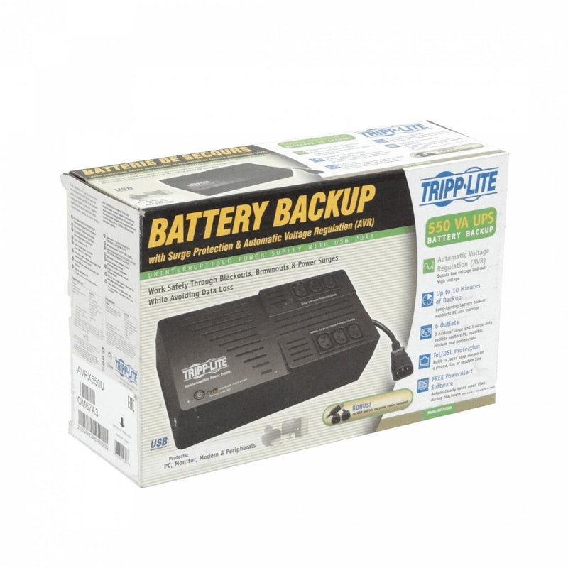 UPS Interactiva TRIPPLITE 550VA 300W USB Clickbox