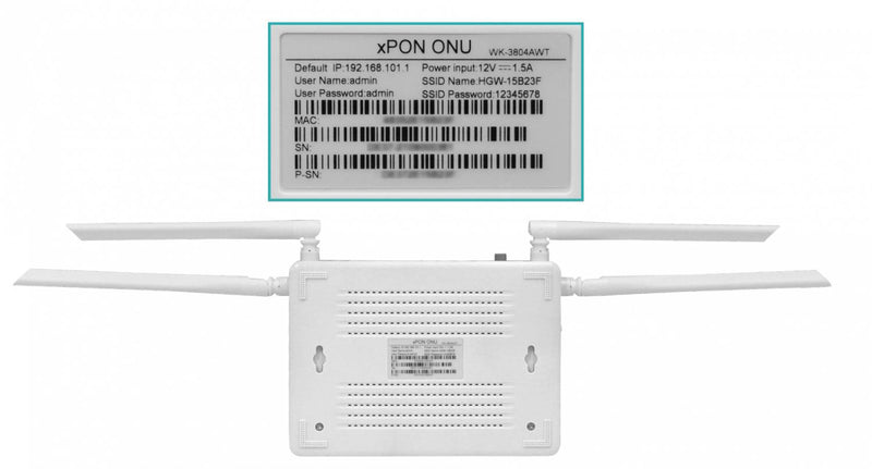 WOLCK GPON AC 2,4/5GHz 2-RJ11-POTS 4-1000 Clickbox
