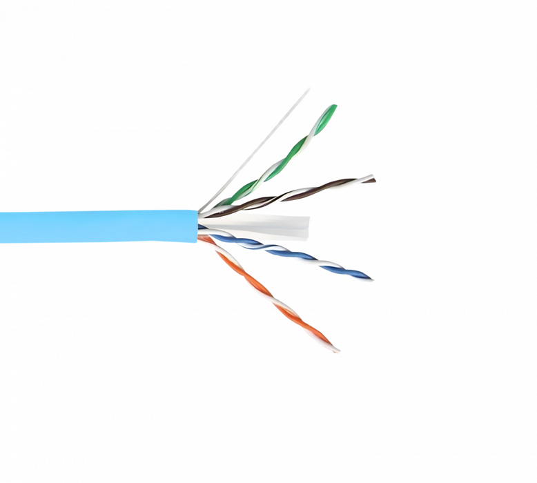Caja Cable Cobre LINKMADE LSZH Azul CAT6 UTP 300mt Unifilar