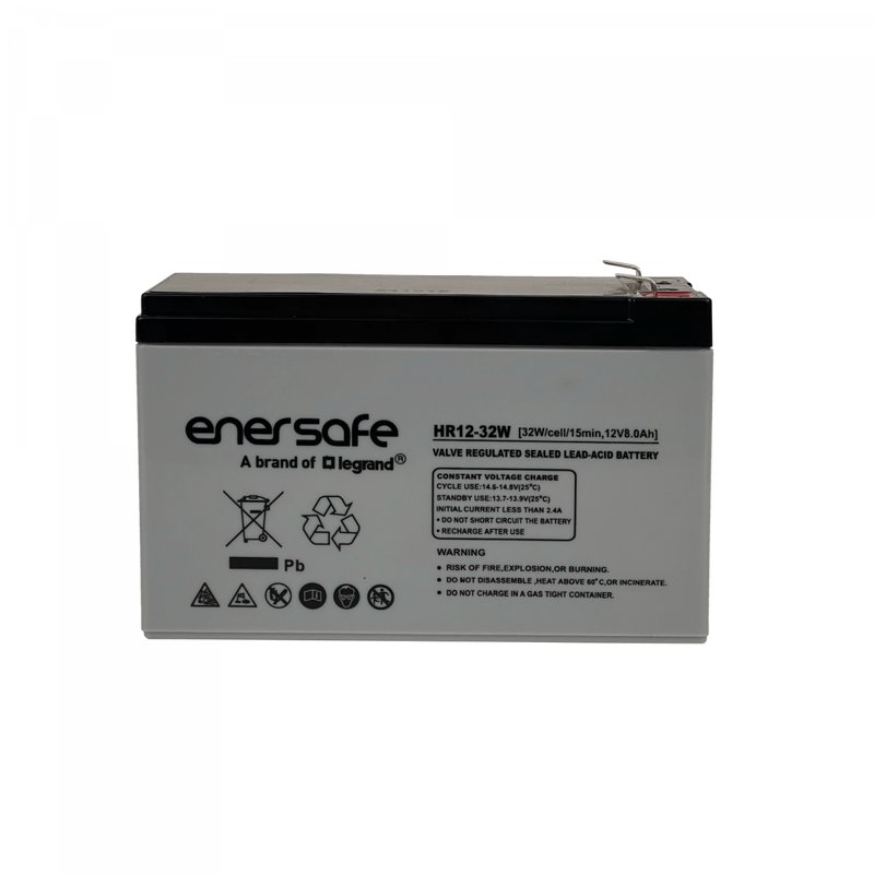 Bateria 8AH Acido Plomo 12V Sellada 32W 8AH Enersafe Clickbox