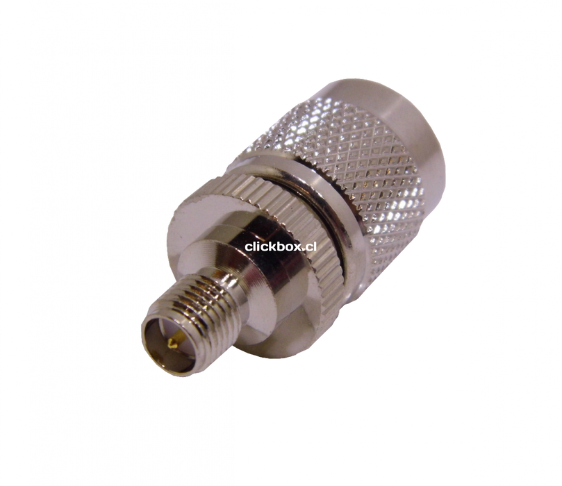 Adaptador Coaxial RPTNC-Macho a Clickbox