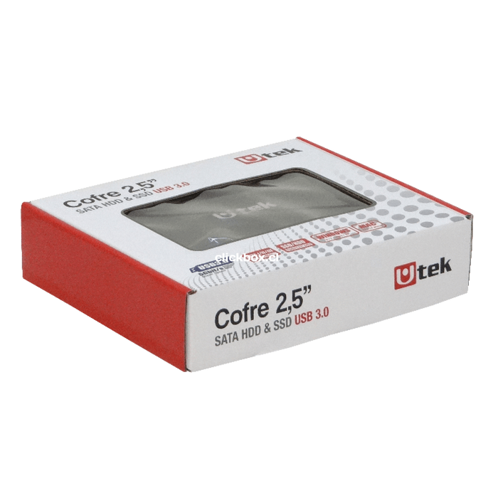 Cofre para Disco Duro SATA a USB3.0 de 2,5 Clickbox