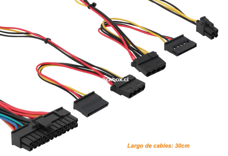 Fuente de Poder ATX 550W SATA con Cable de Clickbox