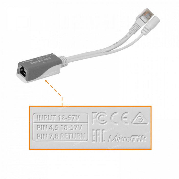 Router inalámbrico MikroTik 1UN 802.11ay 60GHz Clickbox