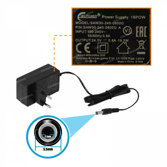 Router inalámbrico MikroTik 1UN 802.11ay 60GHz Clickbox